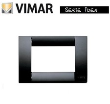 Placca classica nero - placca, vimar