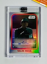 Star Wars Topps 2022 Richard Brake Valin Hess AV-RB Autograph