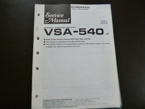 Manuale servizio originale - manuale,