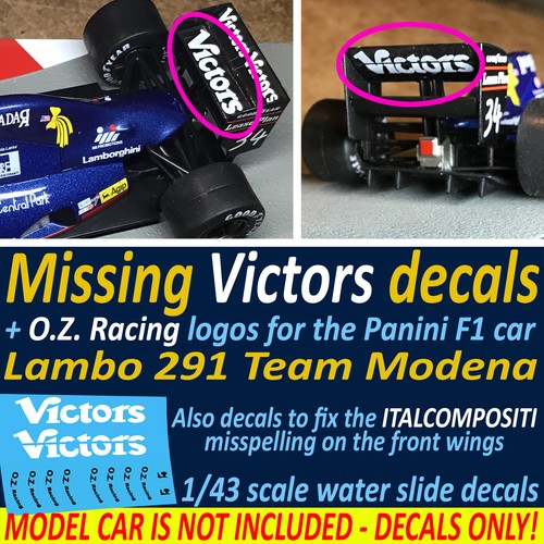 Collezione decalcomanie - f1,
