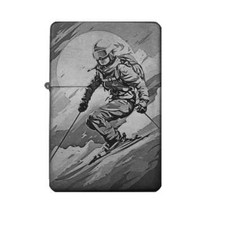 Accendino sciatore fantasia