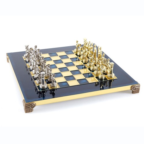 Set scacchi metallo tema - set,