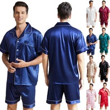 Pigiama uomo seta raso manica