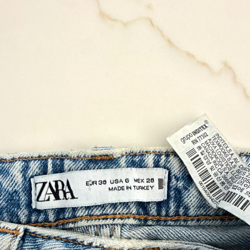 Jeans donna zara blu denim - jeans,