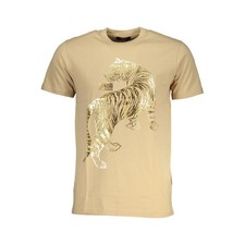 T-shirt Cavalli Class in cotone beige