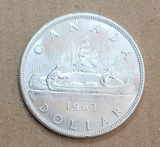 $1 Voyager Canoa 1963 Canada
