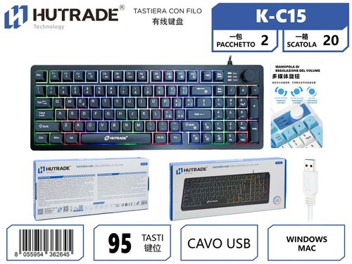 Hutrade tastiera usb - hutrade,