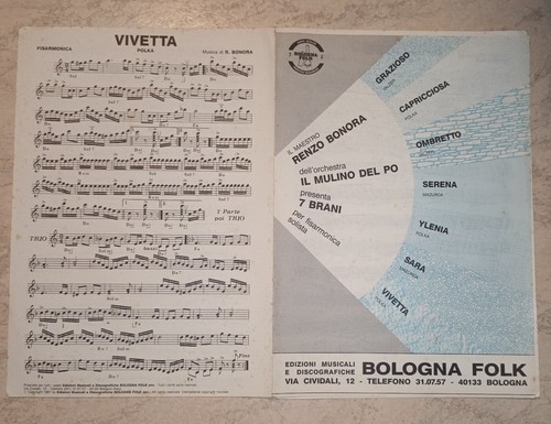 Spartito musicale fisarmonica
