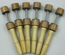 SET 24 MORSETTI INCOLLAGGIO IN LEGNO LIUTERIA VIOLINO VIOLA