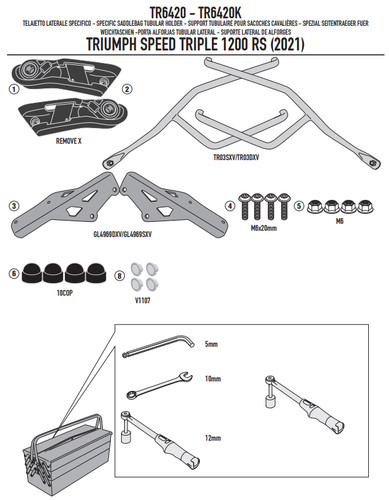 Givi telaietto remove per - givi,