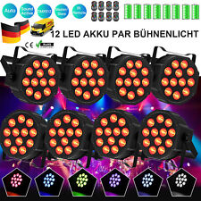 Batteria 120W 12LED Par Faro 5500mAh DMX Ricaricabile Festa Luce Palco