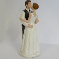 Figura Di Torta Per Matrimonio Decorazione Di Torta Topper Sposi Bacio 13cm