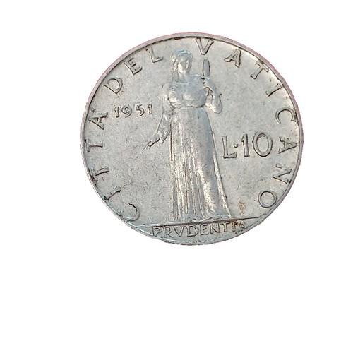 Vaticano moneta lire 1951 - moneta,