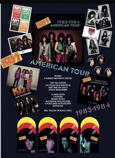 Kiss American Tour 1983/84 RED Colored  Vinyl  4 Lp Box Set , Amazing !!!