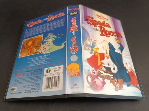 Vhs walt disney spada nella - vhs, la