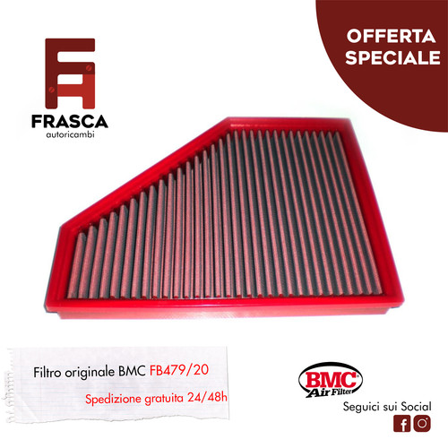 Filtro aria sportivo bmc bmw - filtro, 3