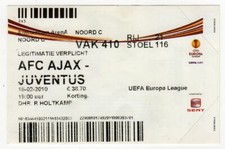 Biglietto EC Ajax Amsterdam -