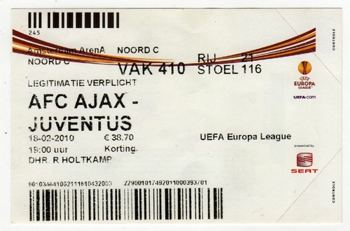 Biglietto ajax amsterdam - ajax,