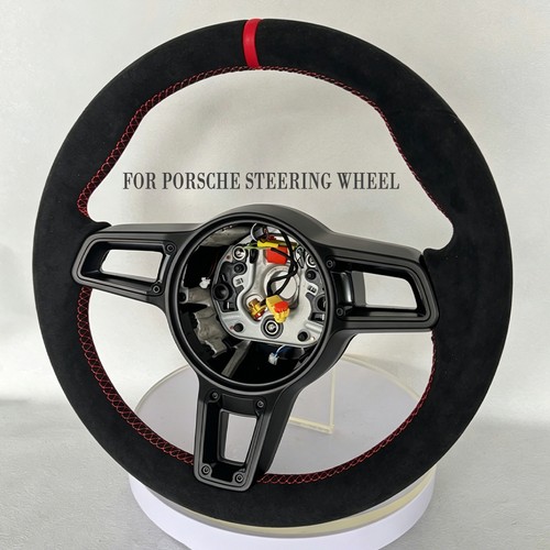 Volante alcantara red mark - volante,