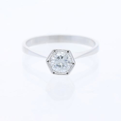 Anello solitario brillante
