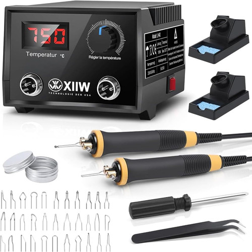 Kit pirografo per legno - kit, 100w