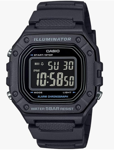 Japan stock casio - stock, w-218h-1bjf