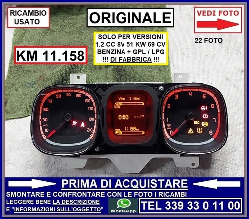 Quadro strumenti conta fiat - strumenti, km