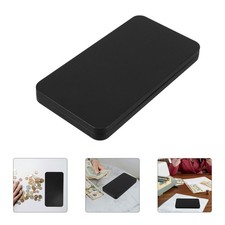  Scatole di latta rettangolari con coperchi incernierati salvadanaio metallo portamatite latta