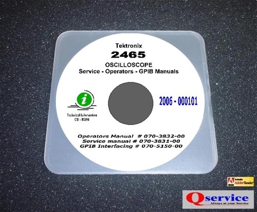 Tektronix 2465 servizio - 2465,