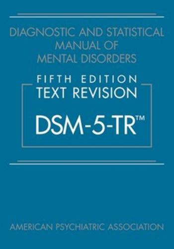 Diagnostic statistical manual - diagnostic,