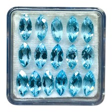 VVS 16 Pezzi Topazio Blu