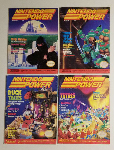 1989 nintendo power magazines - 1989,