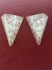 Coppia applique vintage anni 70