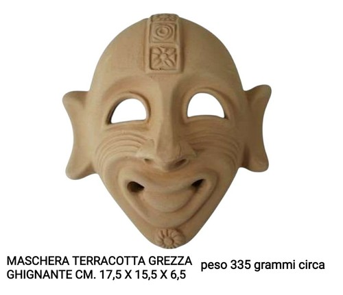 Maschera ghignante san sperate - maschera,