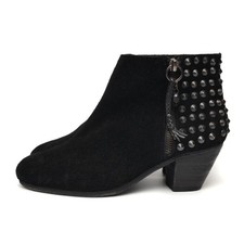 ASH Black Suede Leather