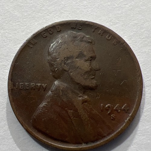 Moneta errore penny grano 1944