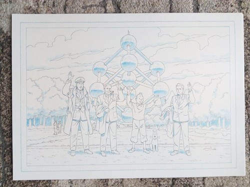 Hommage tintin blake - , et
