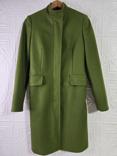 Cappotto lana verde benetton - lana,
