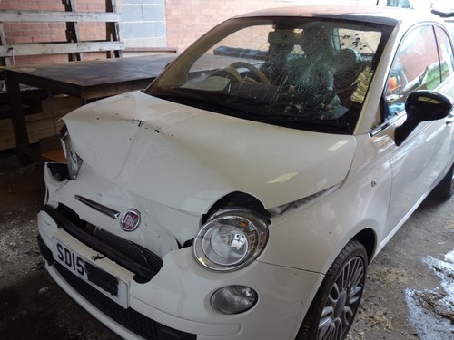 Fiat 500 white - fiat, 1.2