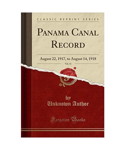 Panama canal record - canal, vol.