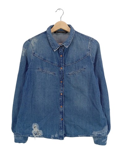 Zara camicia denim donna - camicia,