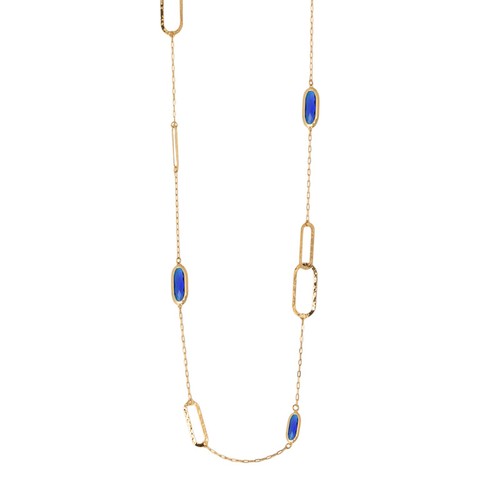 Collana lunga donna acciaio - lunga,