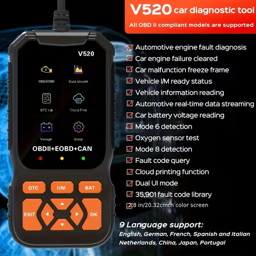 Scanner diagnostico obd2 - diagnostico,