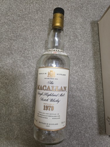 Rare macallan 1979 empty - macallan,