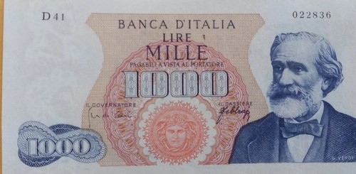 1000 lire verdi tipo - 1000,