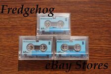 3 x MICROCASSETTE AUDIO /