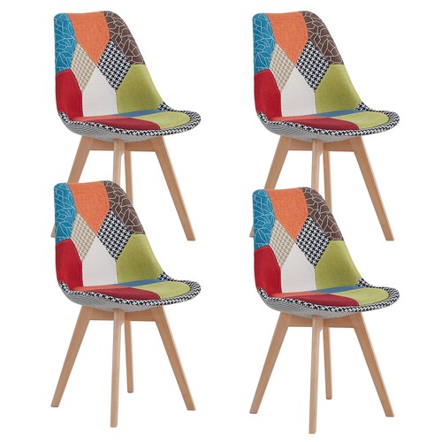 Set sedie tussuto patchwork - 4,
