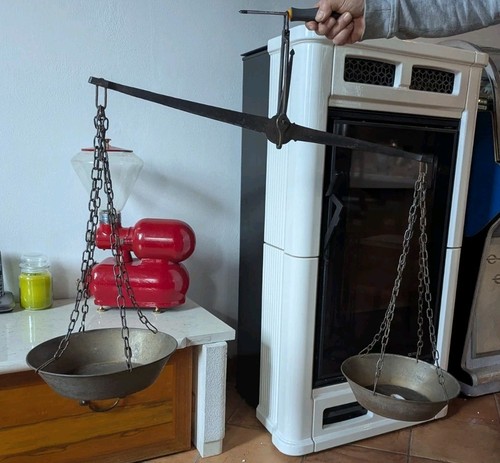 Bilancia stadera antica con - stadera,