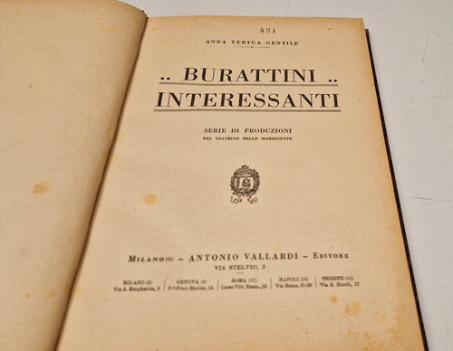 Burattini interessanti anna - burattini,