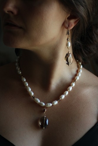 Collana perle naturali - collana, di